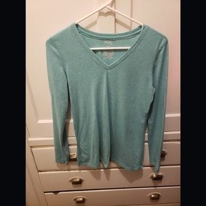 Teal vneck